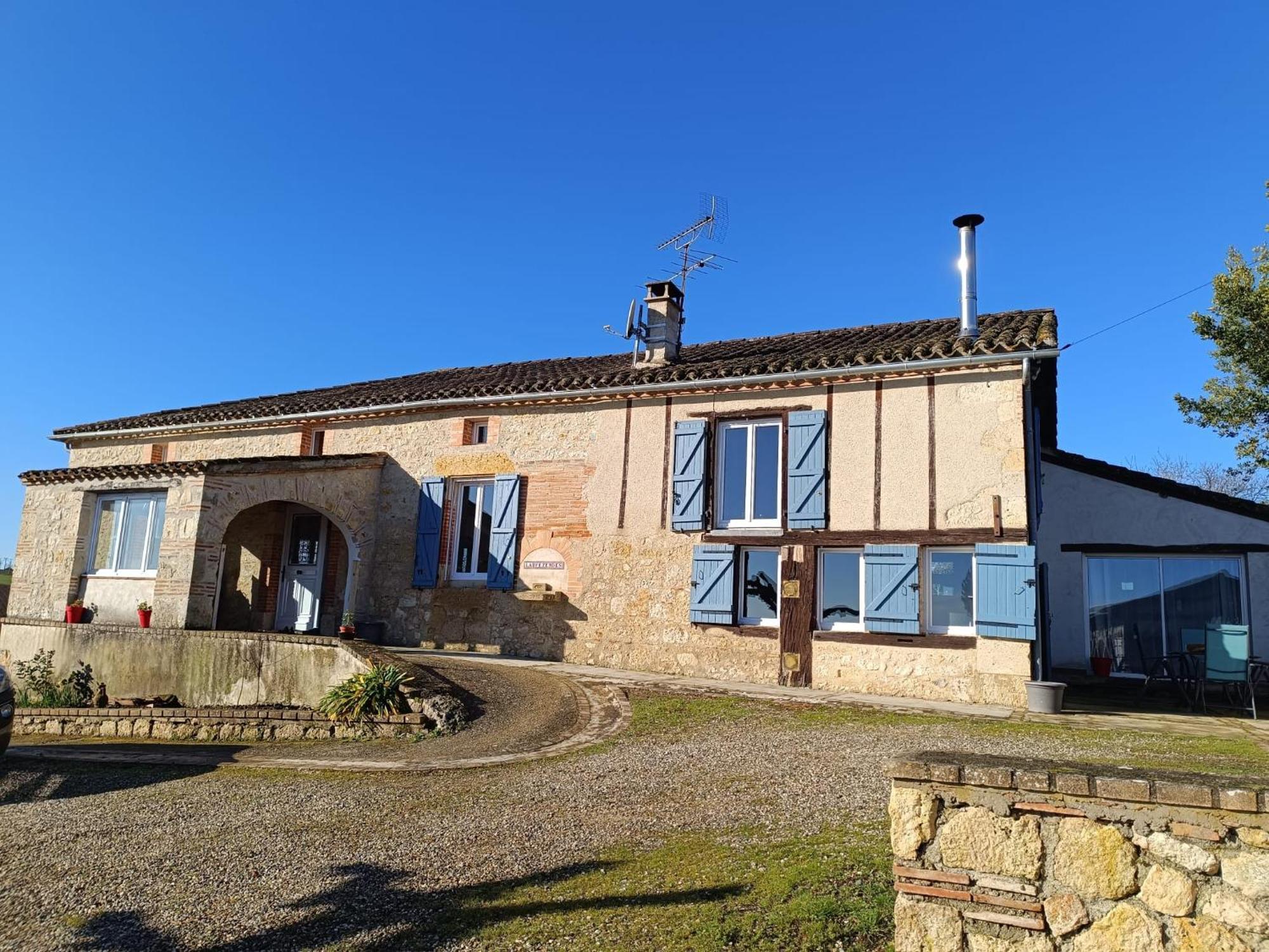 Maison D'Hotes La Fezendes Miradoux Dış mekan fotoğraf